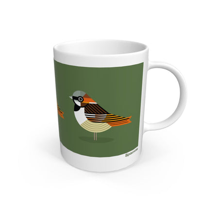 White Sparrow Mug