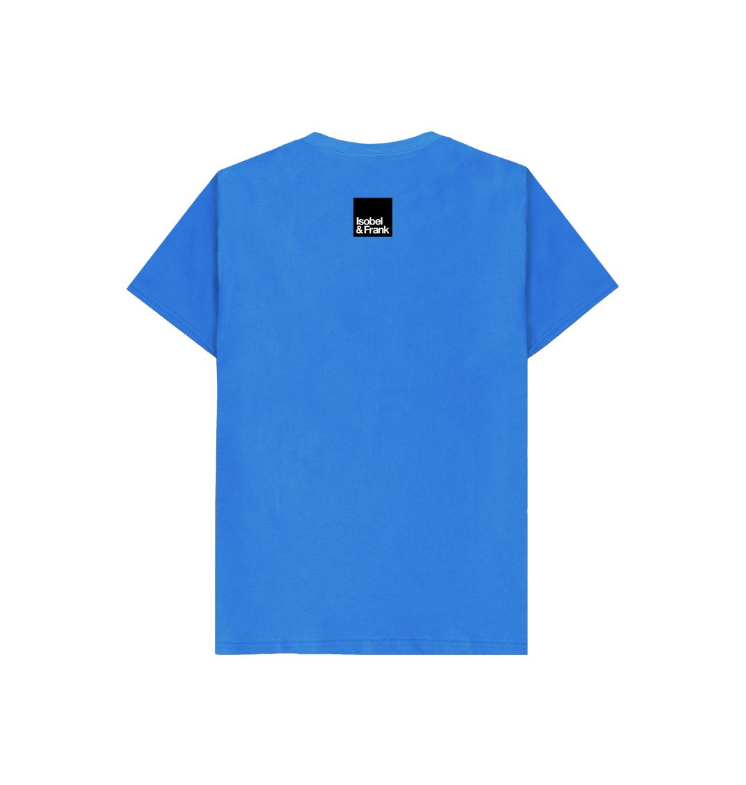 Bright Blue Mandarin Kid's T-shirt