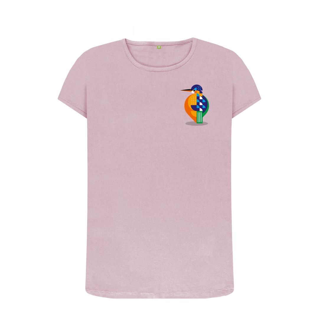 Mauve Kingfisher Women's Crew Neck T-shirt